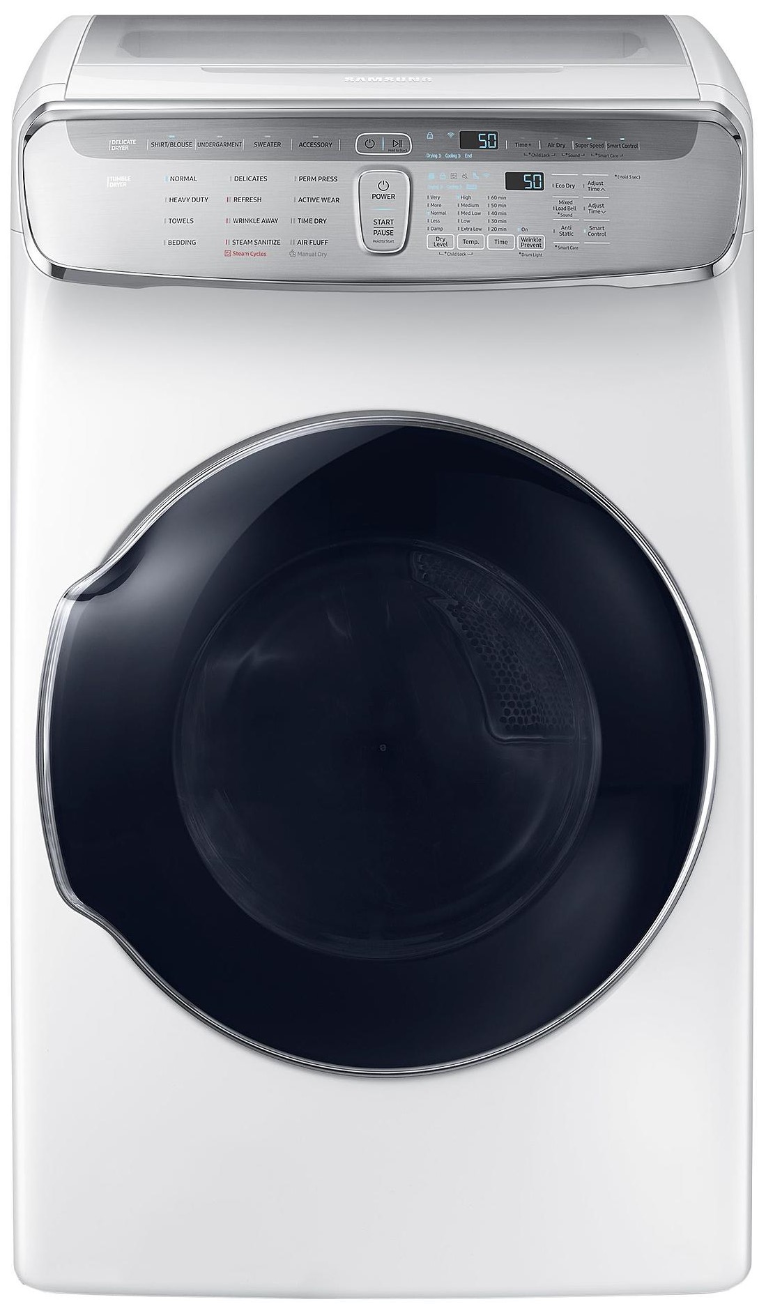 Samsung 7.5 Cu. Ft. White FlexDry™ Electric Dryer