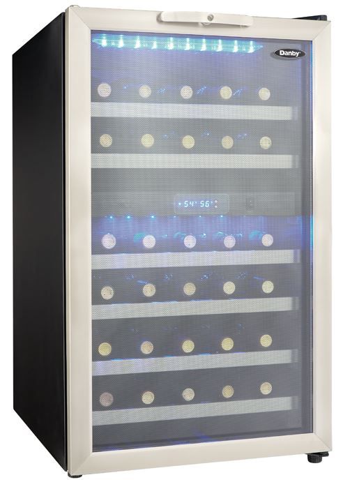 Danby® 34" Stainless Steel Wine Cooler