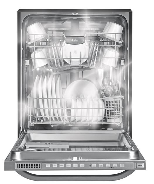Haier 24" Built In Dishwasher-Stainless Steel 1