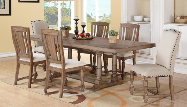 Winners Only® 96" Home Dining Xcalibur Trestle Table 0