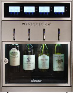 Dacor® Heritage WineStation® Wine Cooler-Stainless Steel and Glass