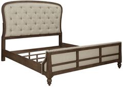 Liberty Americana Farmhouse Beige/Dusty Taupe Queen Shelter Bed