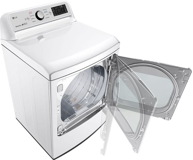 LG 7.3 Cu. Ft. White Front Load Electric Dryer-3
