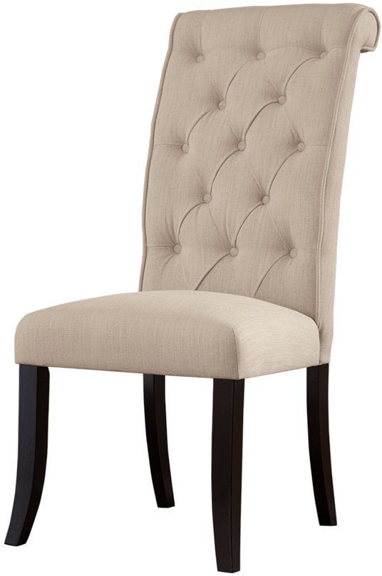 Signature Design by Ashley® Tripton 2-Piece Linen Dining Room Chair Set 1