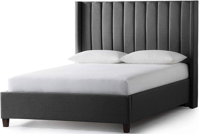 Malouf® Blackwell Charcoal Queen Designer Bed 21
