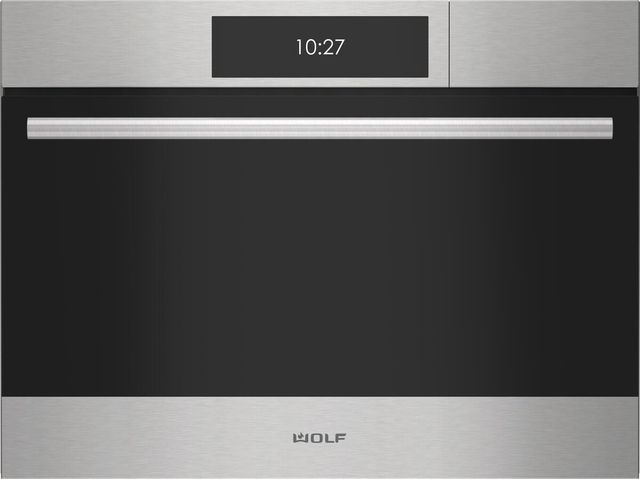 Wolf® E Series Transitional 24" Stainless Steel Single Electric Wall Oven-0