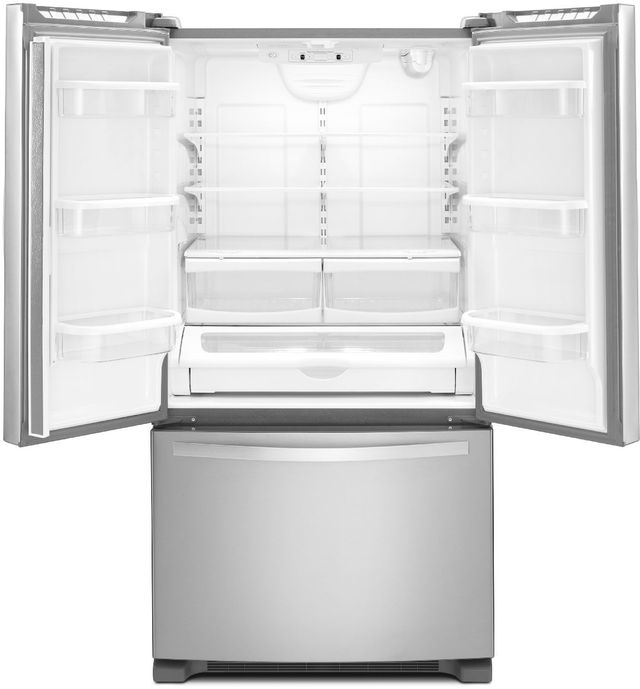 Whirlpool® 25 Cu. Ft. French Door Refrigerator-Monochromatic Stainless Steel 1