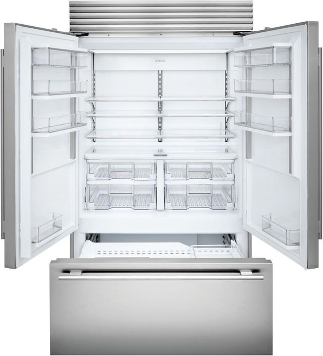 Sub-Zero® Classic Series 28.9 Cu. Ft. Stainless Steel Built In French Door Refrigerator 2
