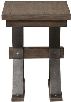 Liberty Furniture Sonoma Road Weather Beaten Bark Chair Side Table