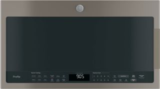 GE Profile™ 2.1 Cu. Ft. Slate Over The Range Sensor Microwave
