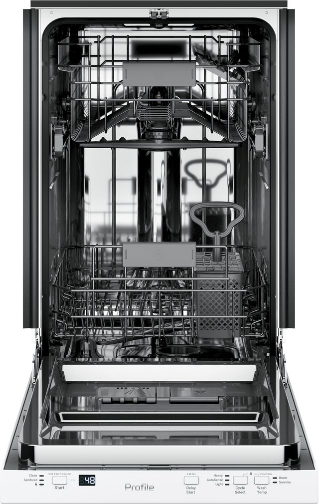 GE Profile® 18" Stainless Steel Built In Dishwasher-PDT145SSLSS-1