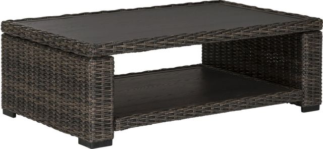 Signature Design by Ashley® Grasson Lane Brown Rectangular Cocktail Table-0