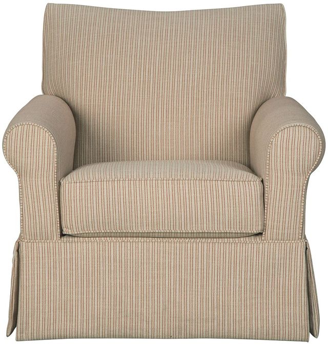 Signature Design by Ashley® Almanza Cinnamon Swivel Glider Accent Chair-2