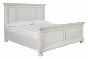 Signature Design by Ashley® Robbinsdale Antique White Queen Panel Bed