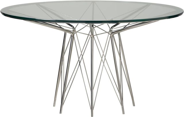 Universal Explore Home™ Modern Axel Stainless Steel Dining Table | St ...