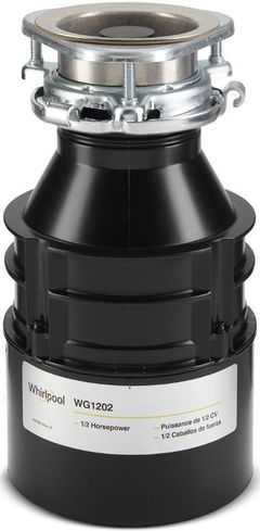 Whirlpool® 0.5 HP Black with Stainless Steel In-Sink Disposer
