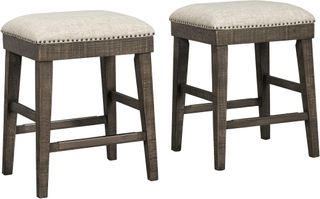 Signature Design by Ashley® Wyndahl Rustic Brown Upholstered Stool