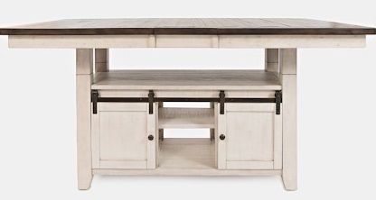 Jofran Inc. Madison County White High/Low Dining Table-0