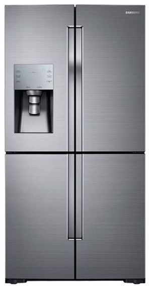 Samsung 28.1 Cu. Ft. Fingerprint Resistant Stainless Steel 4-Door Flex™ French Door Refrigerator-RF28K9070SR