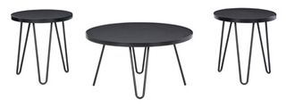 Signature Design by Ashley® Blitzyn 3 Piece Black Occasional Table Set