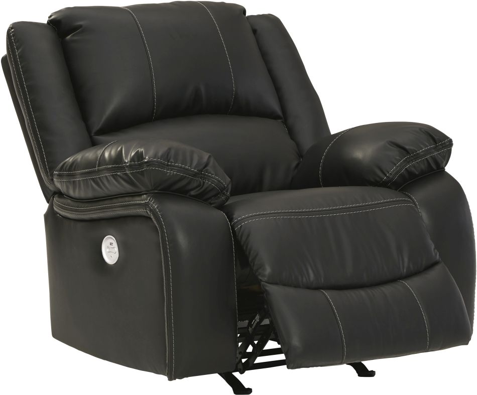 Signature Design by Ashley Calderwell Black Power Rocker Recliner