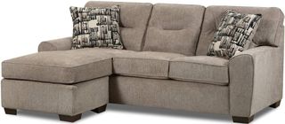Lane® Home Furnishings Driscoll Cappuccino/Cubism Spark Sofa Chaise