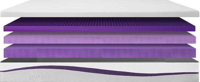 Purple® The Purple® Split King Mattress in a Box-3