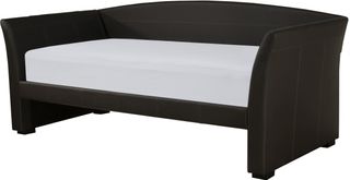 Hillsdale Furniture Montgomery Brown Faux Leather Complete Twin-Size Daybed
