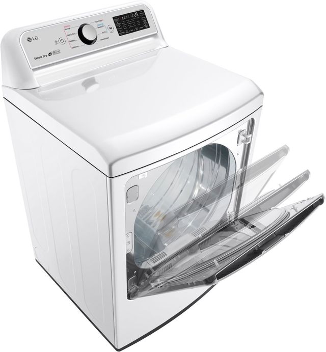 LG 7.3 Cu. Ft. White Front Load Electric Dryer 4