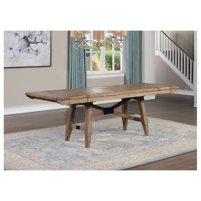 Steve Silver Co. Riverdale Dining Table and 2 Side Chairs, 2 Upholstered Host Chairs and Bench-2