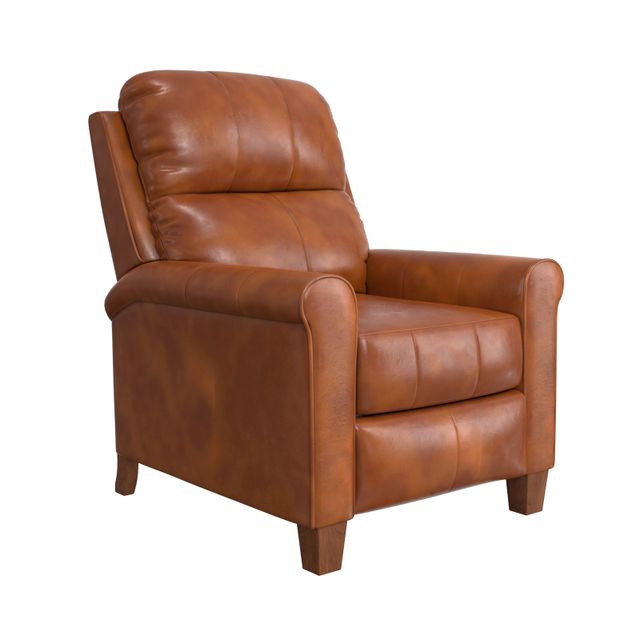 Southern Motion Pep Talk Leather Push Back Recliner-2