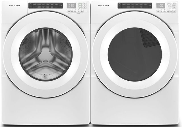 Amana® 7.4 Cu. Ft. White Front Load Electric Dryer-1