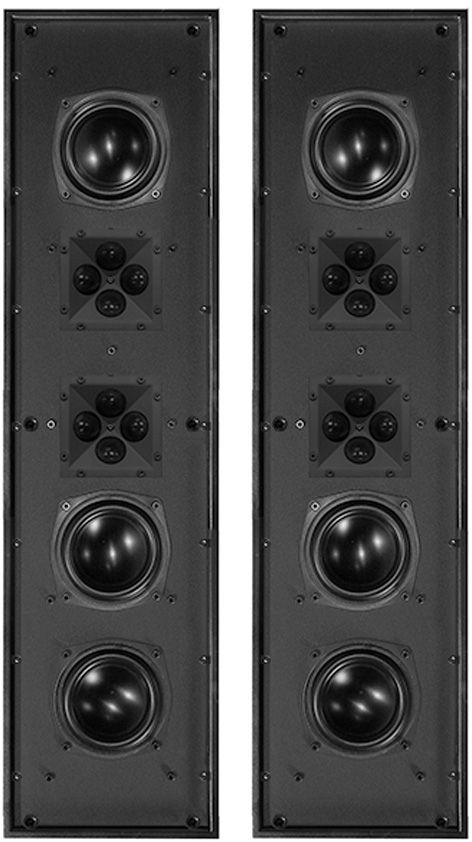 James Loudspeaker® 3" White 2-Way Dual Monaural Speaker (Pair)