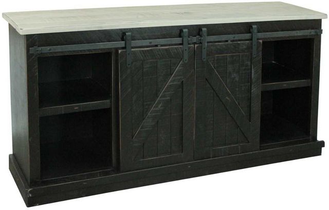 American Heartland Manufacturing Rustic Two Tone 68" Provincial TV Stand