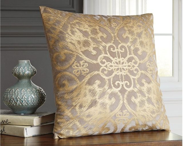 Signature Design by Ashley® Melina Gold Pillow 1