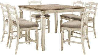 Signature Design by Ashley® Realyn 7-Piece Two-Tone Counter Height Dining Set