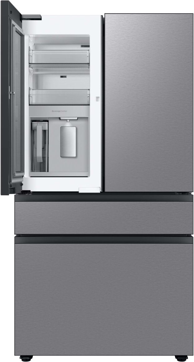 Samsung Bespoke 23 Cu. Ft. Stainless Steel French Door Refrigerator with Beverage Center™-1