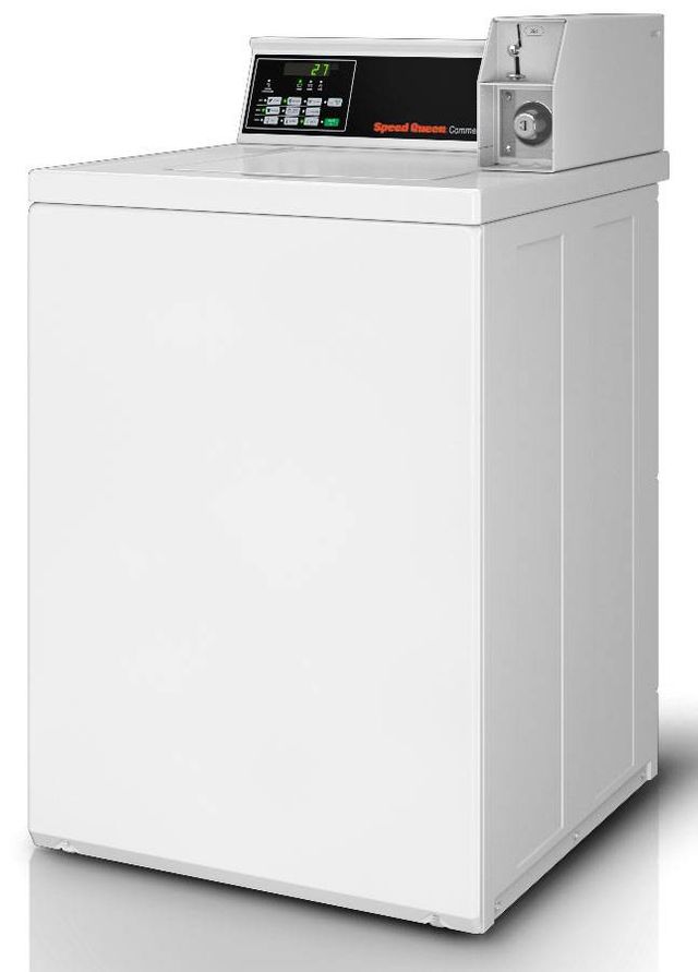 Speed Queen® Commercial 2.83 Cu. Ft. White Top Load Washer 1