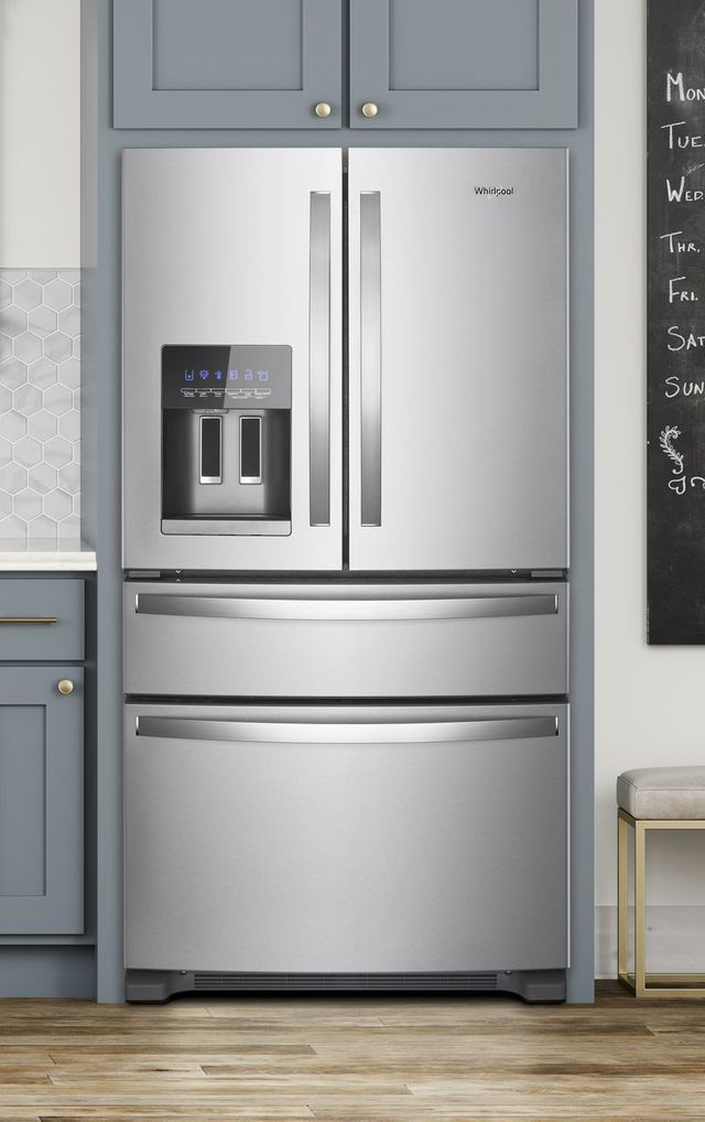 Réfrigérateur à portes françaises de 36 po Whirlpool® de 24,5 pi³ - Acier inoxydable résistant aux traces de doigts 17