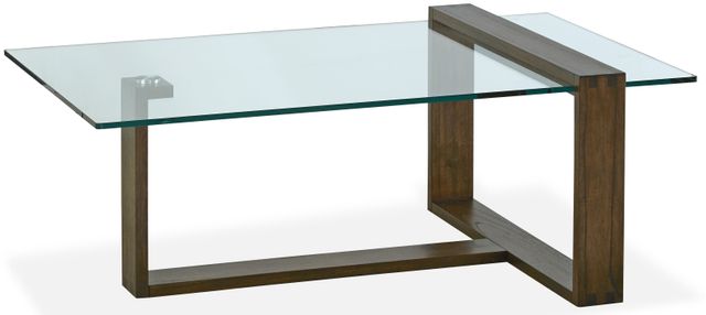 Magnussen Home® Bristow Acorn/Glass Cocktail Table