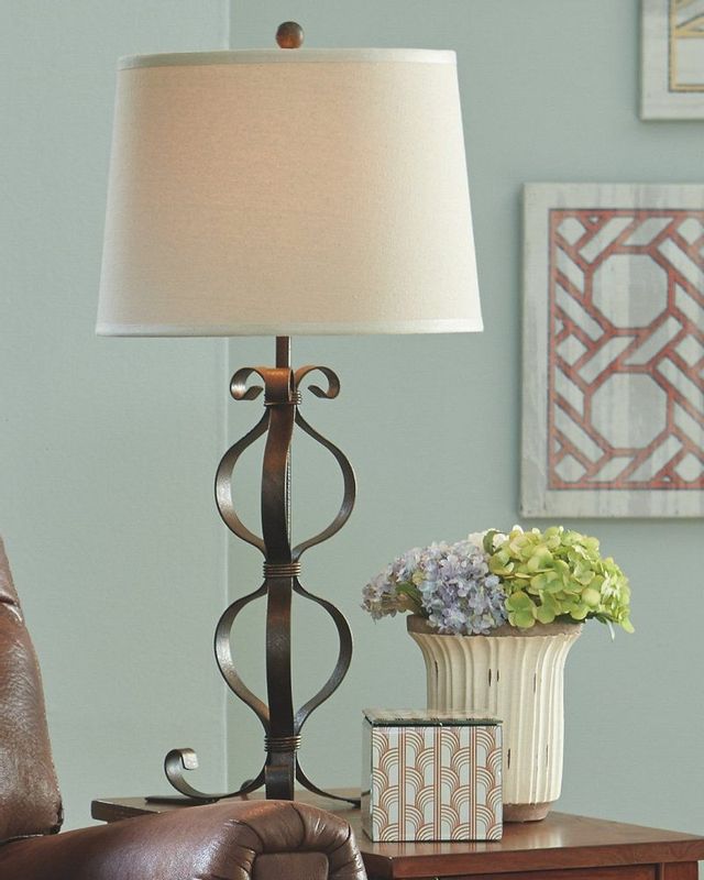 Signature Design by Ashley® Simeron Antique Bronze Table Lamp 2