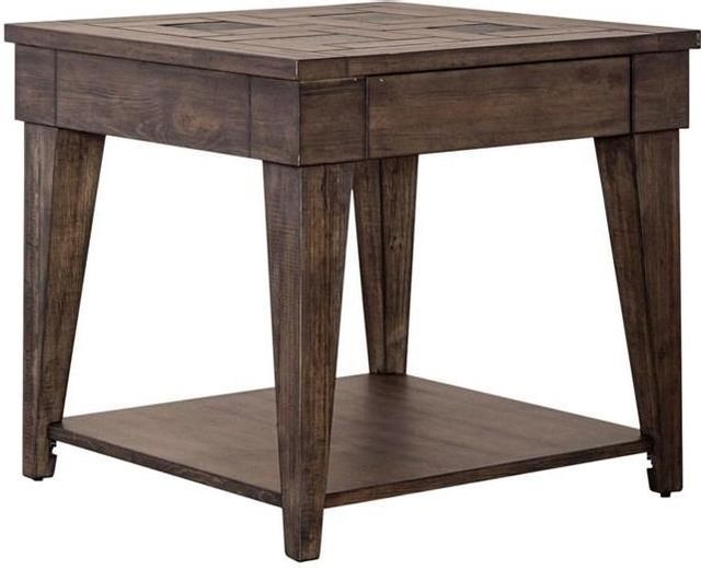 Liberty Furniture Arrowcreek Weathered Stone End Table-0