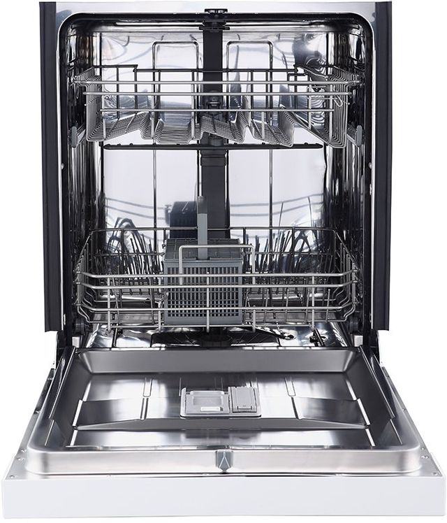 Moffat 24" White Built-In Front Control Dishwasher 4