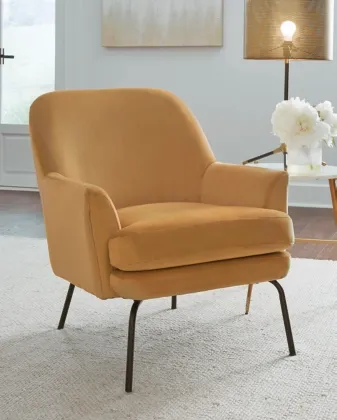 Signature Design by Ashley® Dericka Gold Accent Chair 5