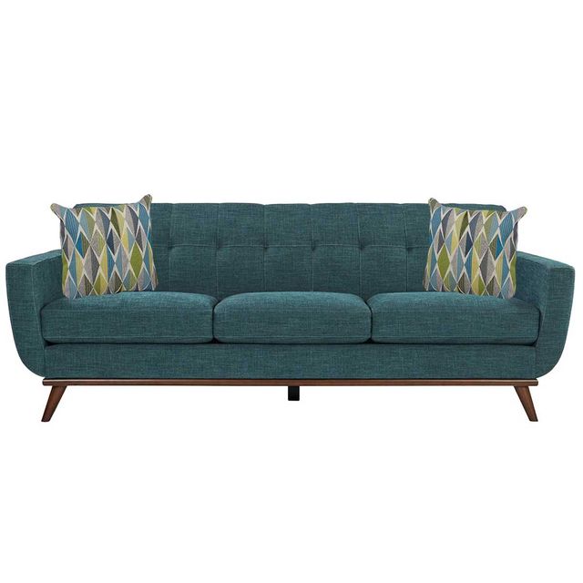 East Side Teal Sofa and Loveseat-1