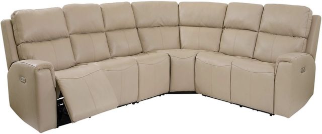 Flexsteel® Jarvis Mica Power Reclining Sectional with Power Headrests 1