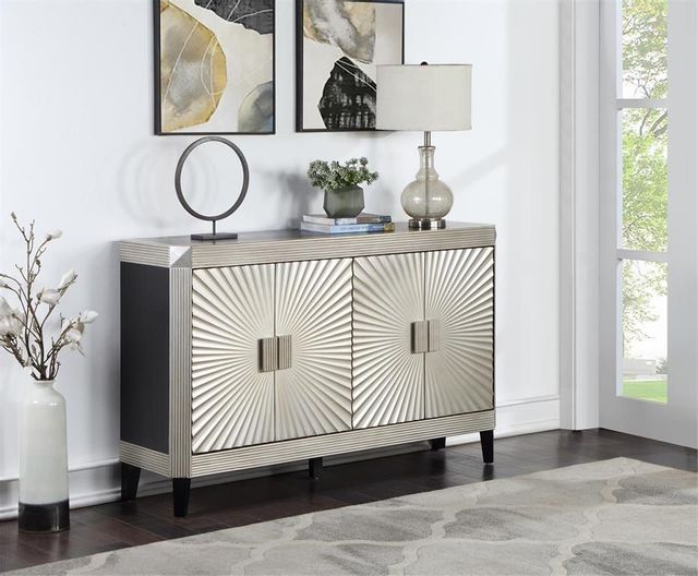 Coast2Coast Home™ Accents by Andy Stein Rockwell Silver Credenza-4