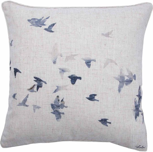 Renwil® Flight White 22" x 22" Decorative Pillow