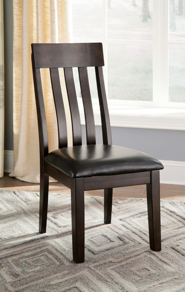 Signature Design by Ashley® Haddigan Dark Brown Dining Upholstered Side Chair 6