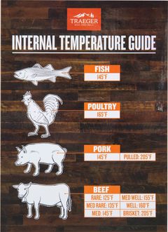 Traeger® Internal Temperature Guide Grill Magnet